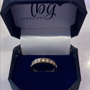 LBG JEWELERS Women's Ring GOLD OPAL BRAND NEW SIZE 8